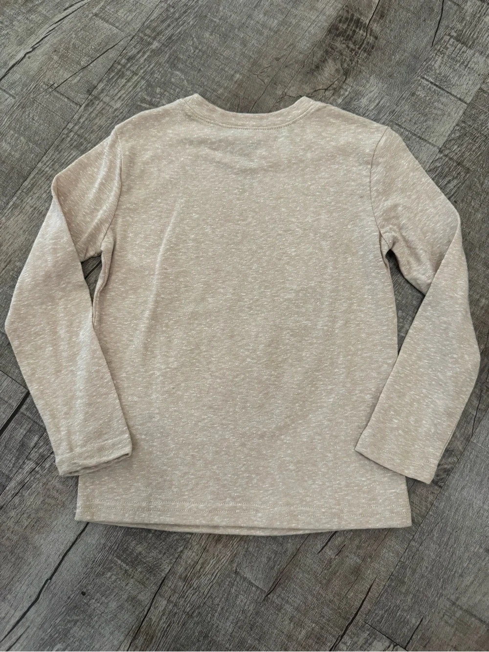 Disney Pixar Cars Lightning McQueen Long Sleeve Tee Boys 4T Beige NWT